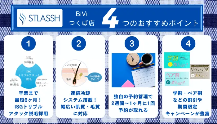 ストラッシュBiViつくば4つのおすすめポイント