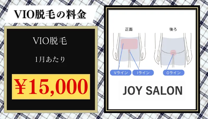 JOY-SALONVIO脱毛料金比較