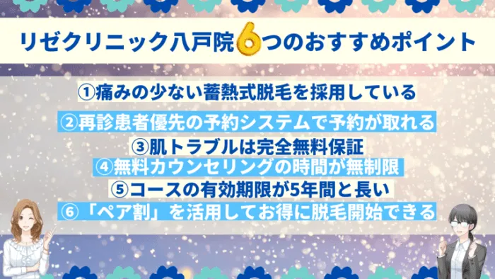 リゼクリニック八戸院6つのおすすめポイント