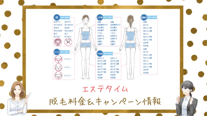 エステタイム料金＆キャンペーン