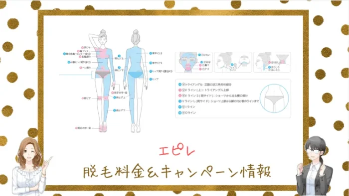 エピレの脱毛料金＆キャンペーン情報