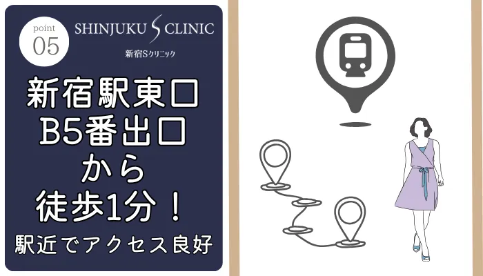 新宿Sクリニックおすすめポイント5