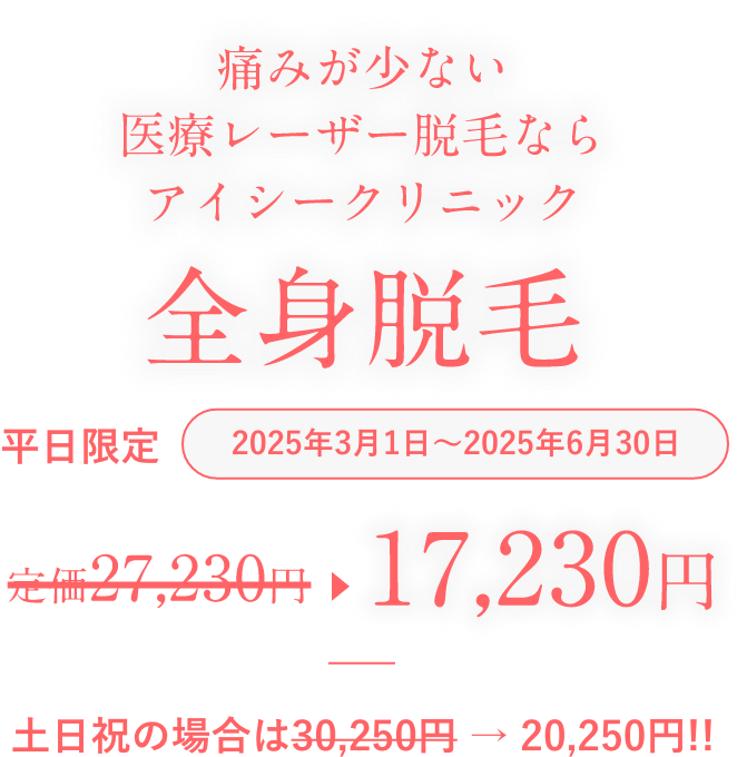 好きなとき好きな部位だけ都度払い脱毛