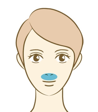 鼻下