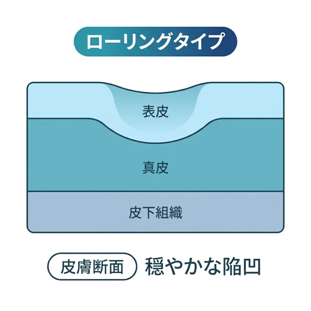 ローリング型クレーター
